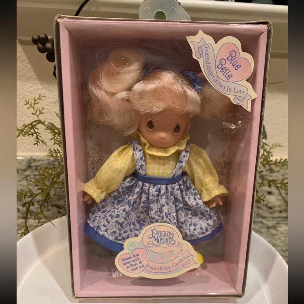 Precious Moments Friendship Garden Small Doll “Blue Belle”
